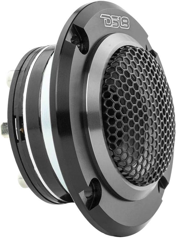 1" 140W RMS 4 Ohms Neodymium Super Bullet Tweeter with Built in Crossover, Pack of 2 M1023