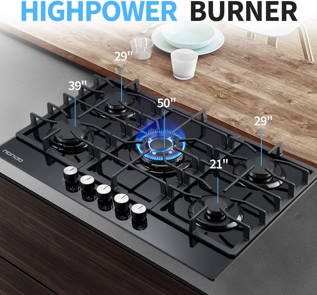 30 Inches 5 Burners Gas Cooktop N920