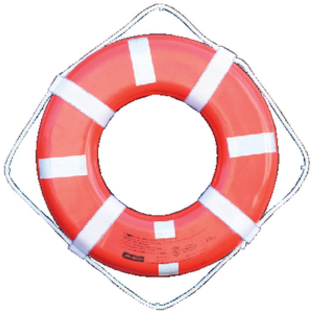 24x22 Life Ring with Straps and Reflective Tape E824550