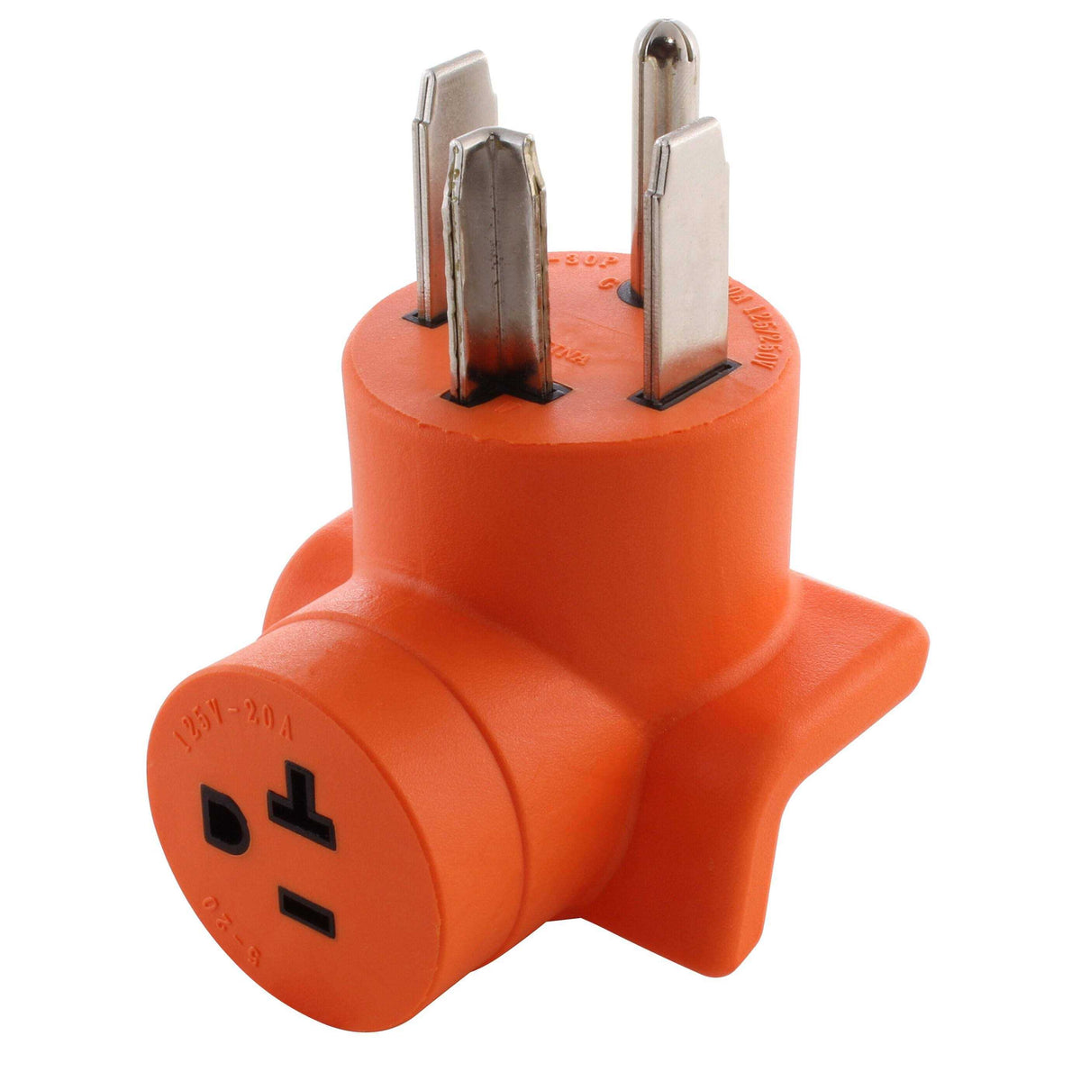 30 Amp 4-Prong Dryer Wall Outlet Adapter Y981