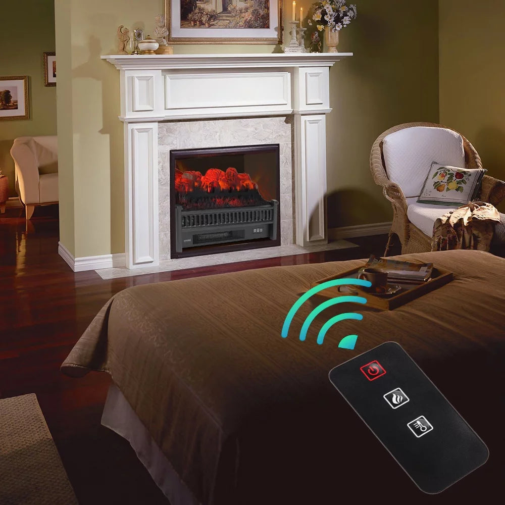23IN Electric Fireplace Heater with Remote Control X752415