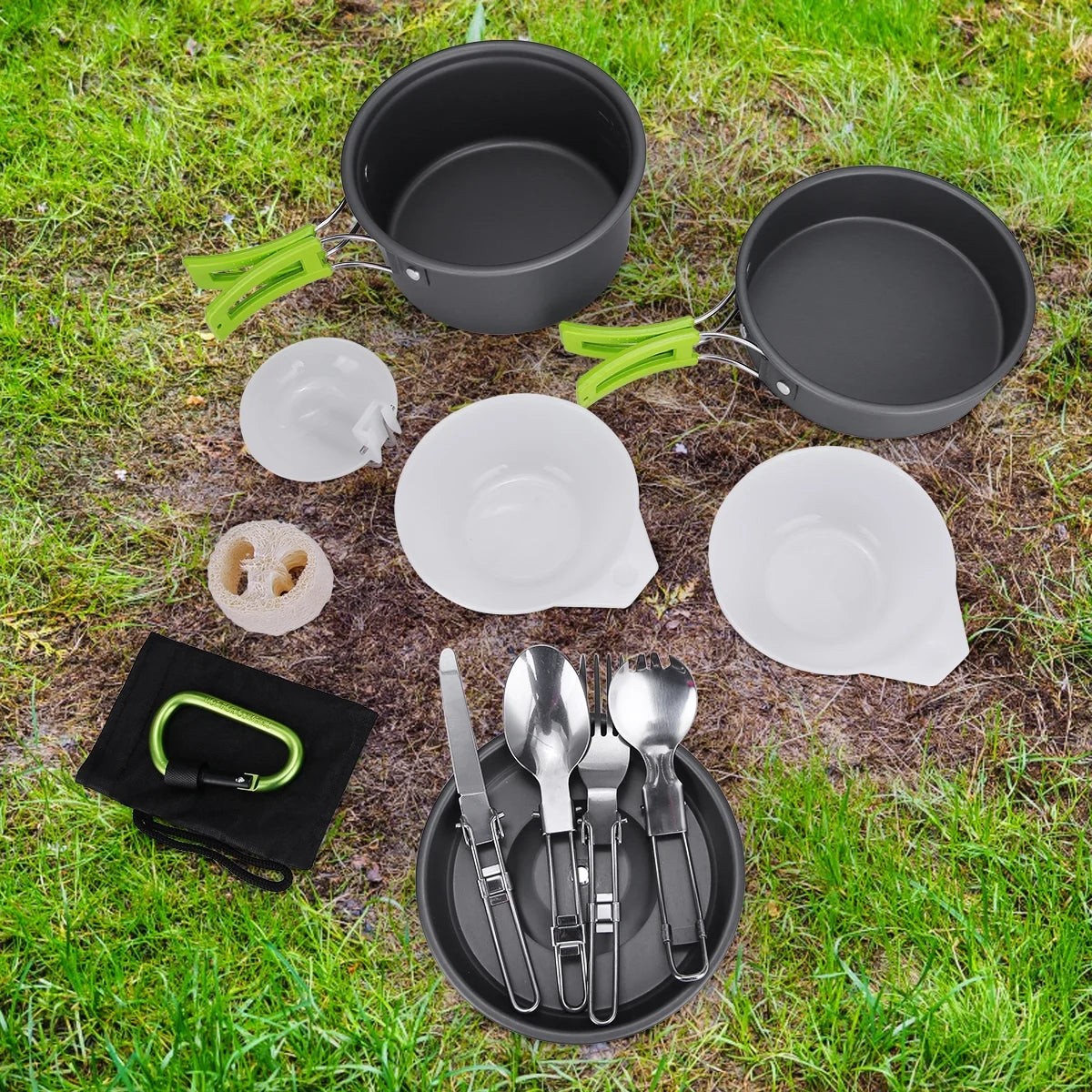 15 Pc Non Stick Camping Cookware Set F518160