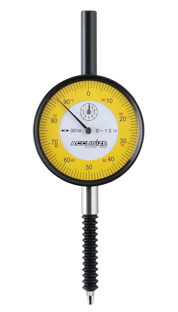 0-1 x 0.001 Lug Back IP54 Shockproof Dial Indicator E982