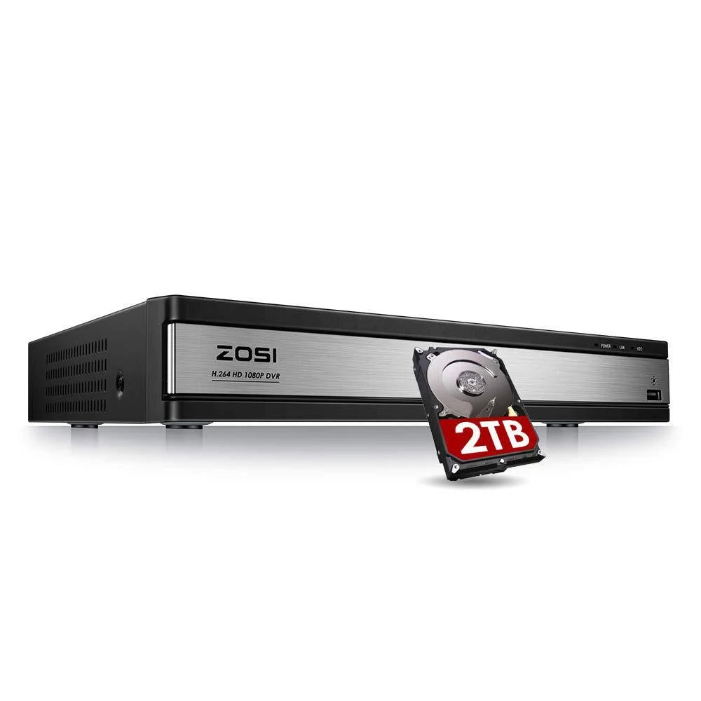 1080p 16-Channel Surveillance DVR Recorder with 2TB Hard Drive Q86896