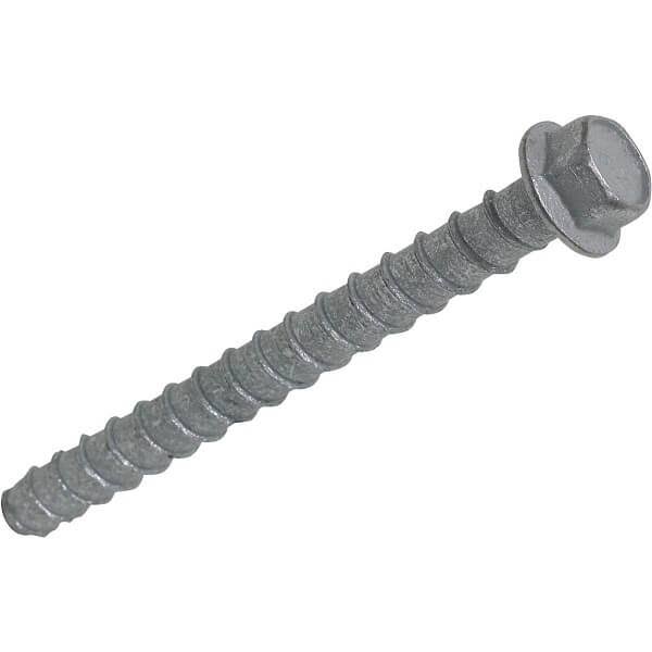 3/4 in. x 10 in. Mechanically Galvanized Heavy-Duty Screw Anchor (5-Pack) X126211