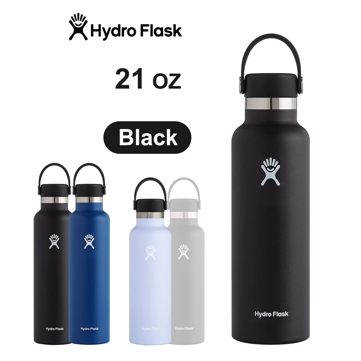 21 oz Vacuum Insulated Stainless Steel Water Bottle D841923