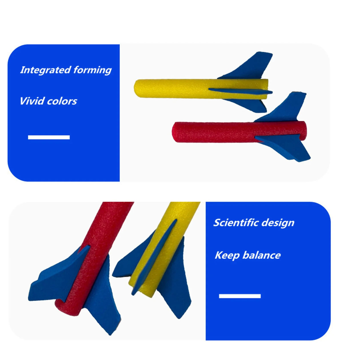3 Foam Rockets Outdoor Toy G131071
