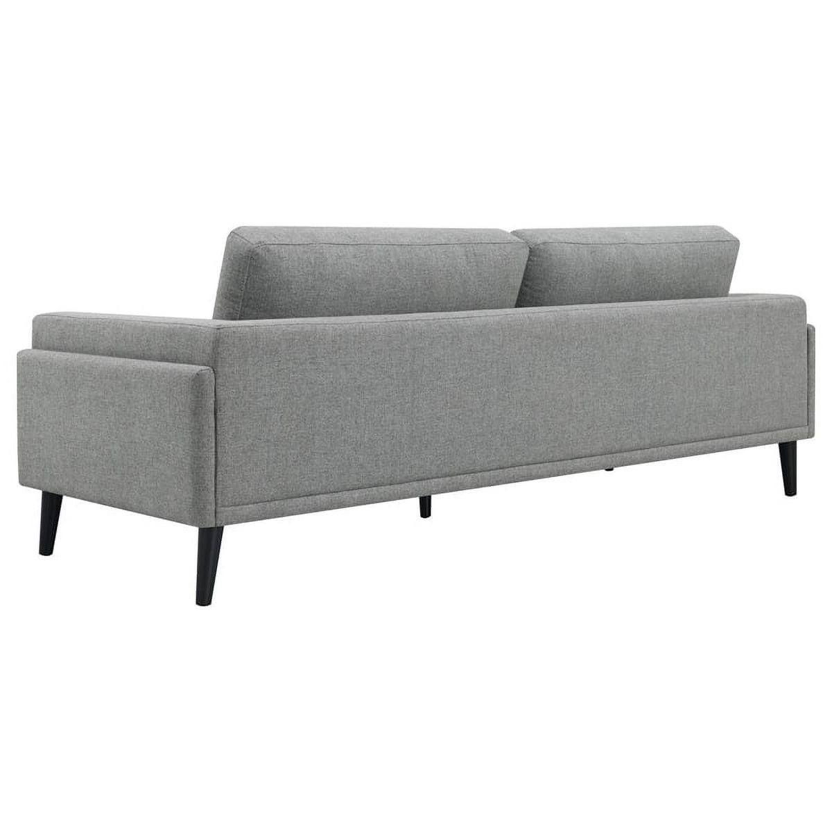 3-Piece Upholstered Fabric Sofa Set in Gray Q86720