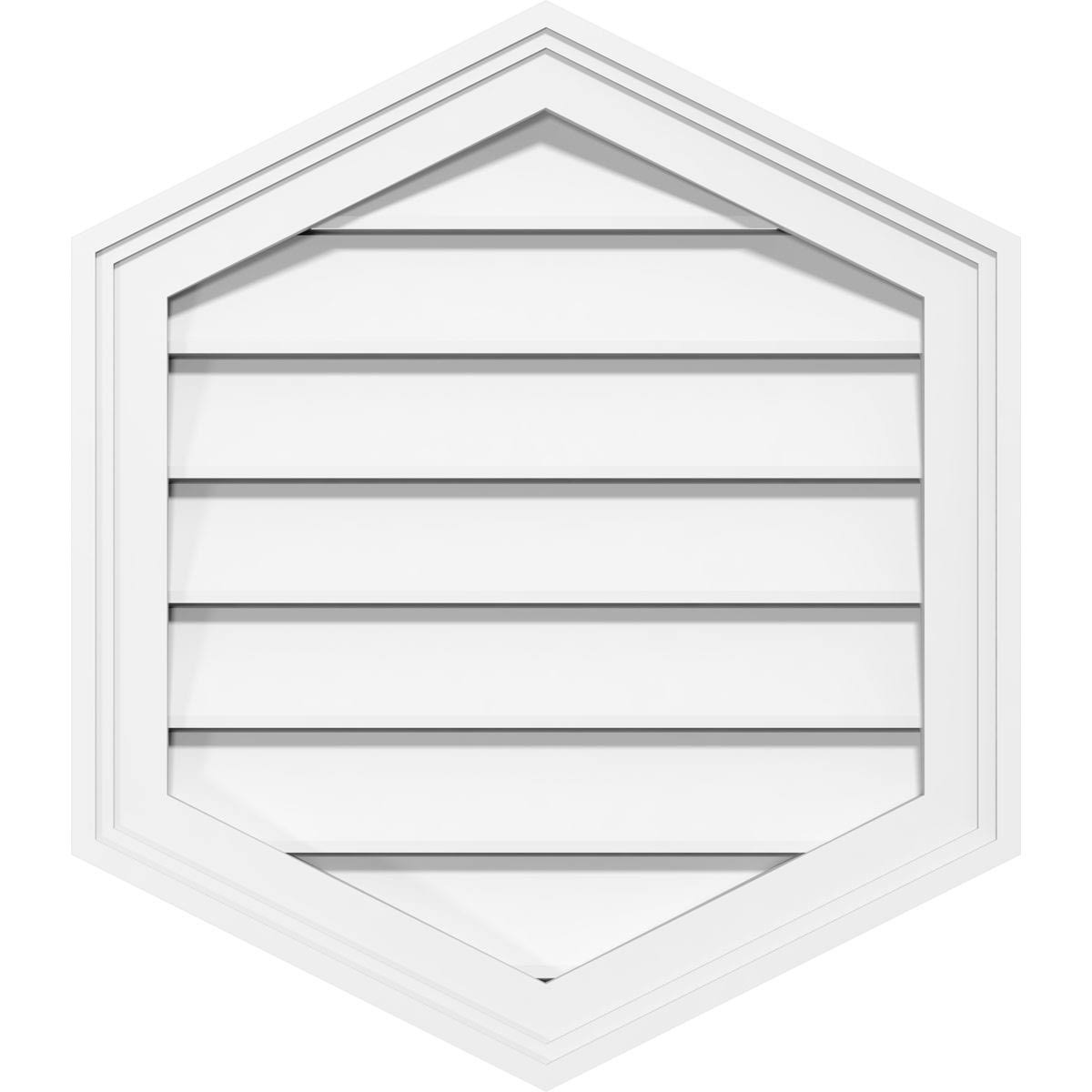 28x22W x 18x22H PVC Gable Vent R464