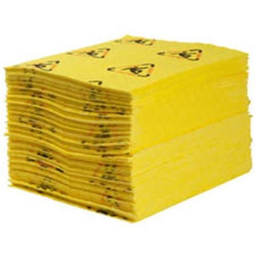 15 x 19 Yellow Chemical Absorbent Pad U23635