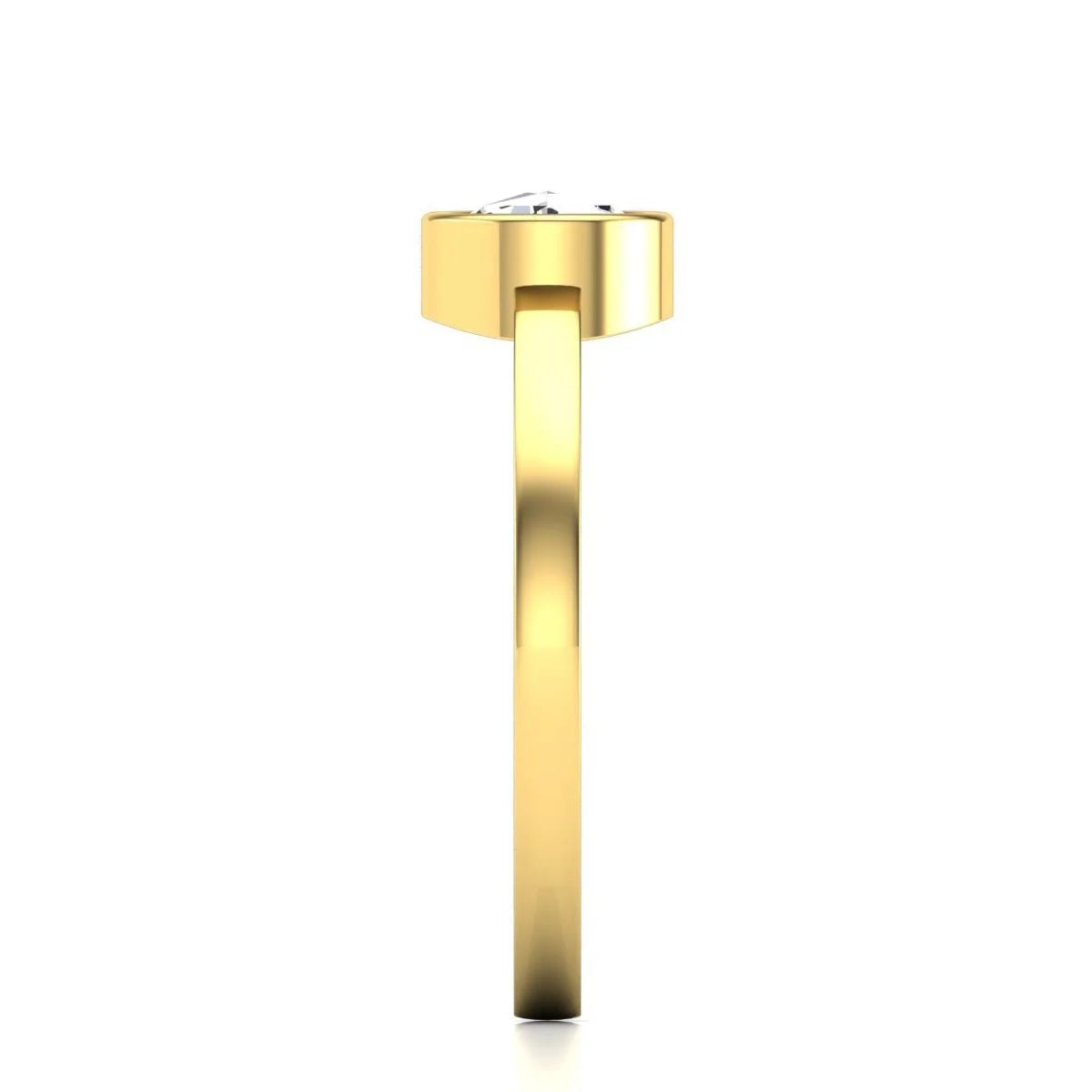 14K Yellow Gold Solitaire Ring K283958