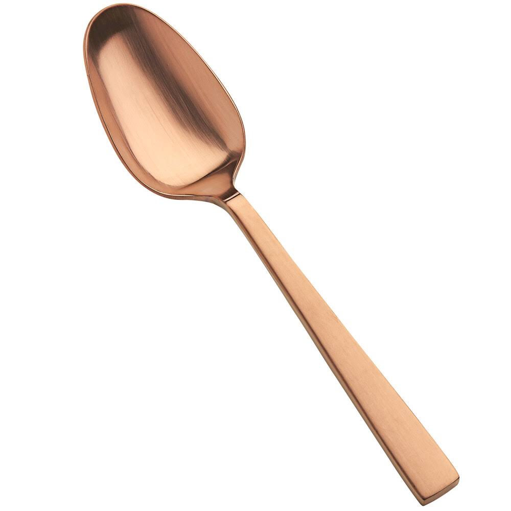 18/10 Stainless Steel Matte Rose Gold Tablespoon Serving Spoon - 12/Case U4168