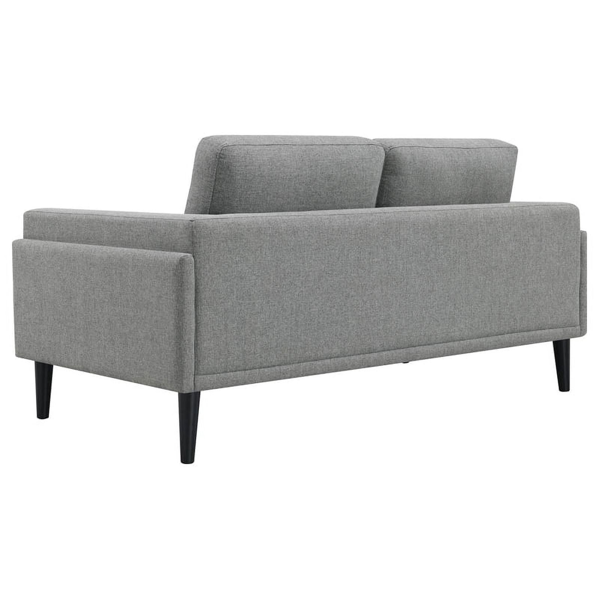 3-Piece Upholstered Fabric Sofa Set in Gray Q86720