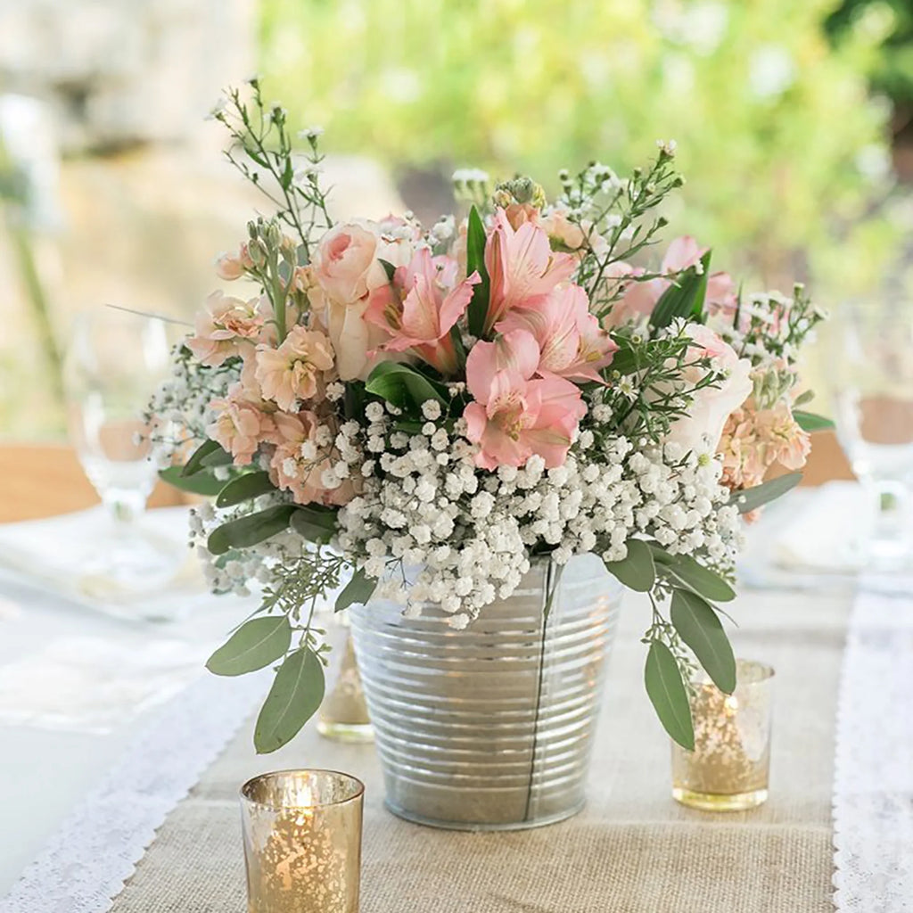 10 Pcs Artificial White Baby's Breath 23.6" B993