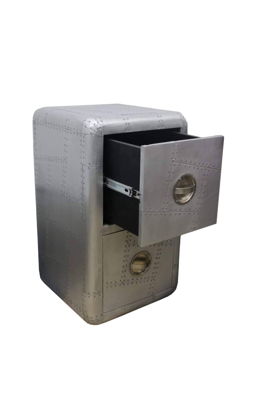 18x22 Silver Aluminum Filing Cabinet W80149