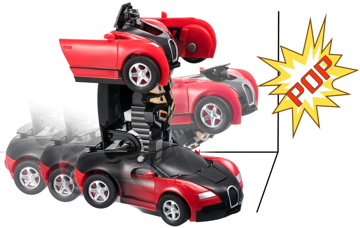 3 Pack 2 in 1 Deformation Robot Car Toy J126135