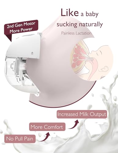 24mm 2-Pack Quill Gray Hands-Free Wearable Breast Pump E4998