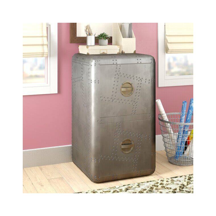 18x22 Silver Aluminum Filing Cabinet W80149