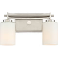 Brushed Nickel Bath Light S5670