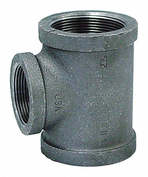 2-1/2x22 x 1-1/2x22 x 2x22 FNPT Galvanized Reducing Tee F718077
