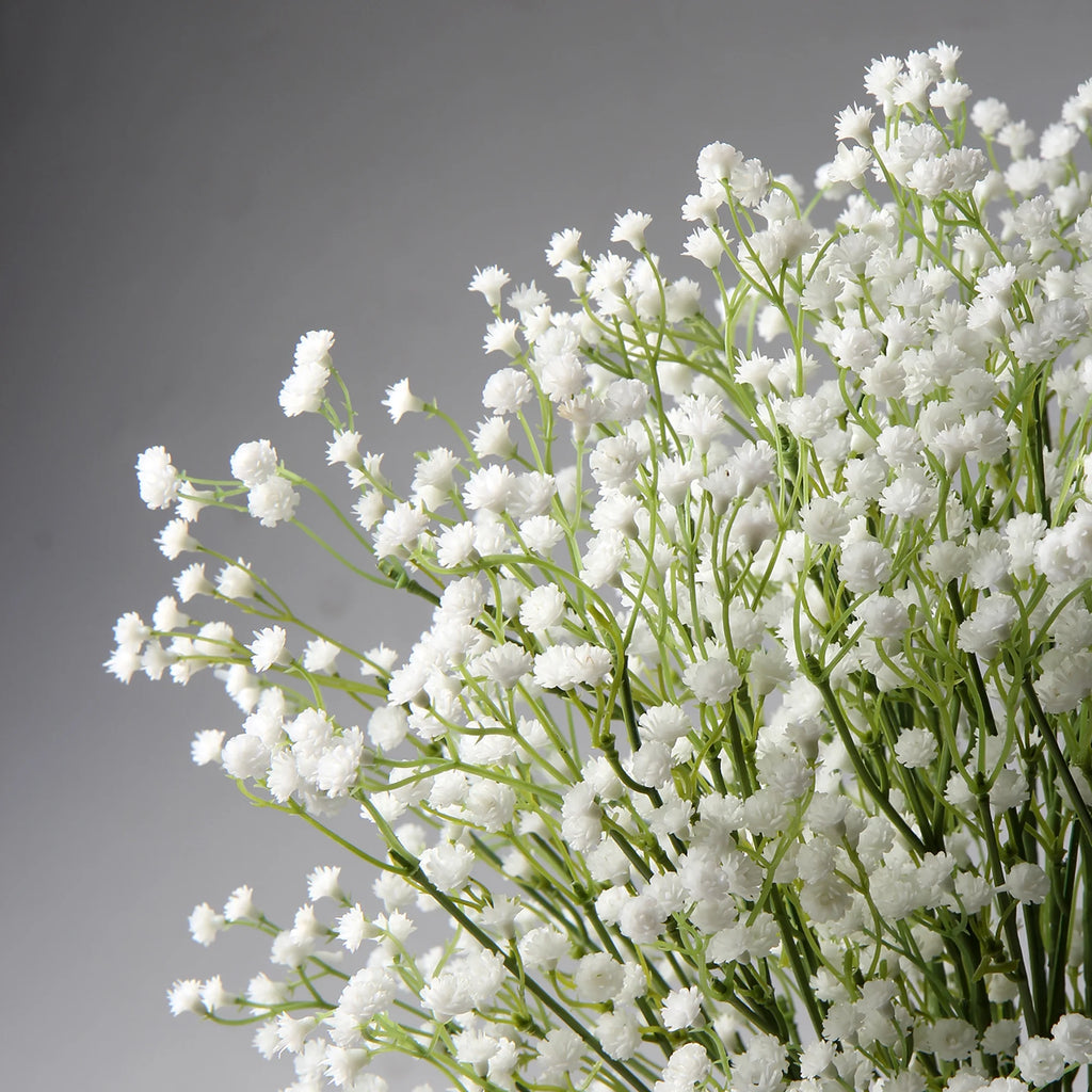 10 Pcs Artificial White Baby's Breath 23.6" B993