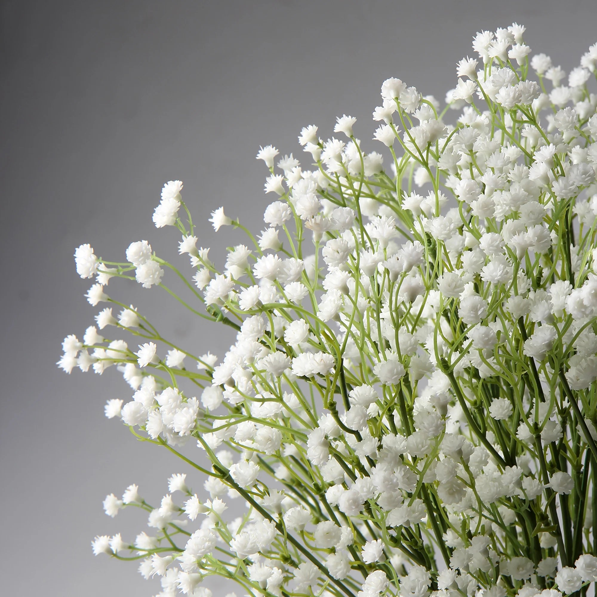 10 Pcs Artificial White Baby's Breath 23.6" B993