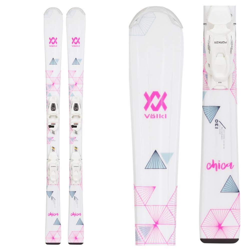 130 Kids Skis with Bindings W726