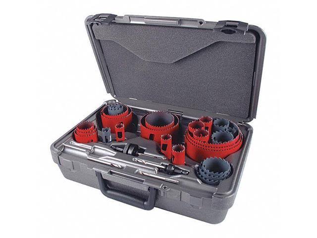 28 Pc Hole Saw Kit, 3/4 inch to 4-1/2 inch T716