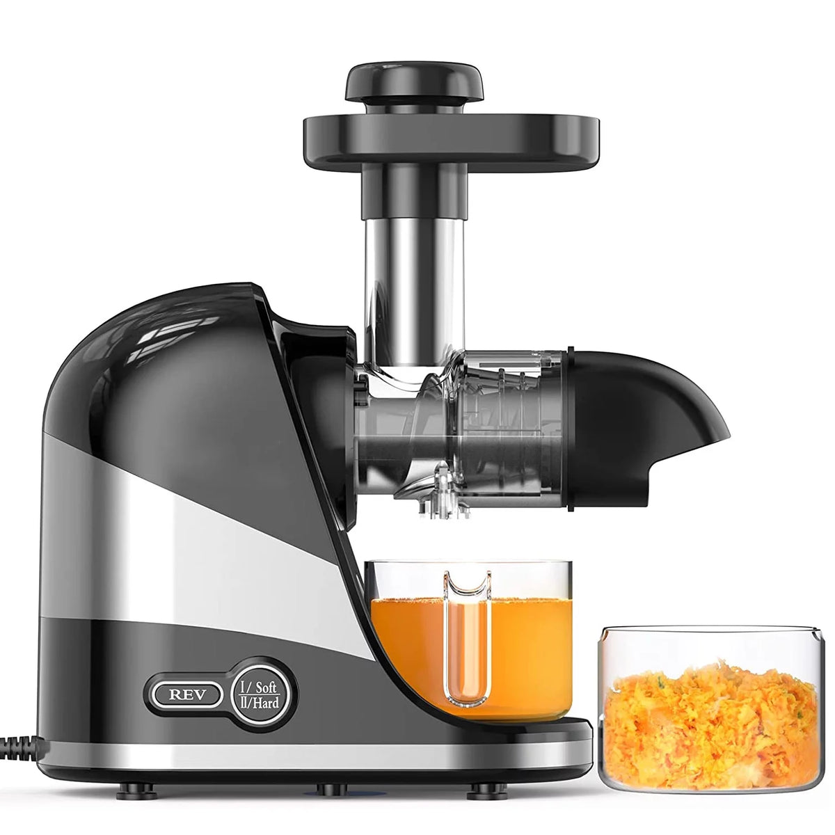 2 Modes Cold Press Masticating Juicer with Quiet Motor I878