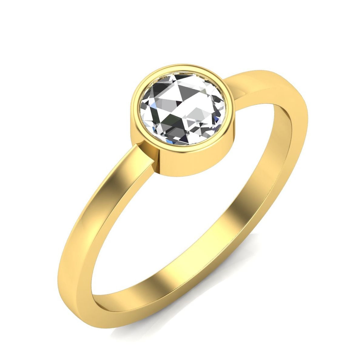 14K Yellow Gold Solitaire Ring K283958