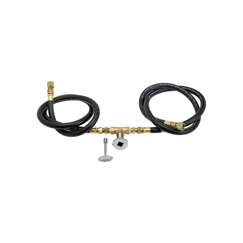 18x22 Rectangular Stainless Steel Drop in Firepit Pan with Spark Ignition Kit H700