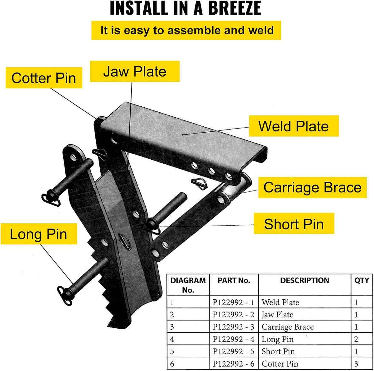 24 inch Hydraulic Backhoe Excavator Thumb Attachments Weld On 1/2in Teeth Thick Steel Plate Assembly with Hydraulic Cylinder M957
