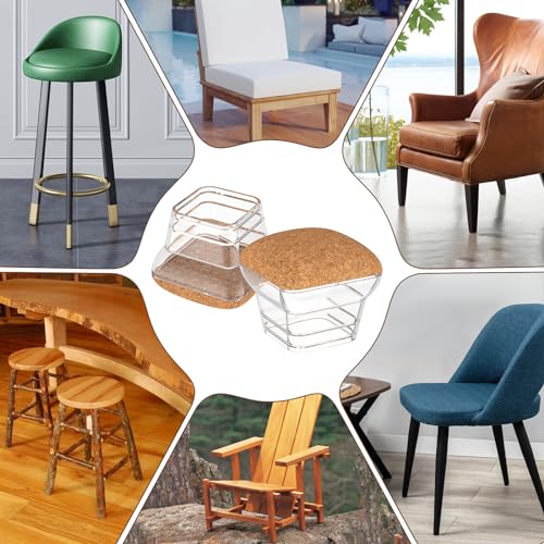 24Pcs Silicone Chair Leg Floor Protectors Covers Caps (Large) K210711