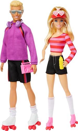 2 Fashion Dolls & 6 Accessories, Ken Roller-Skating Fashion Dolls U94353