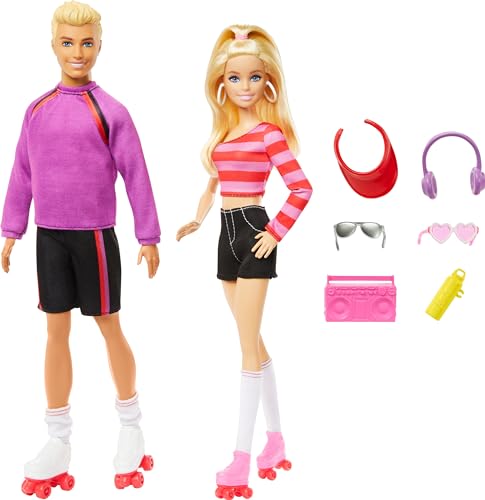 2 Fashion Dolls & 6 Accessories, Ken Roller-Skating Fashion Dolls U94353