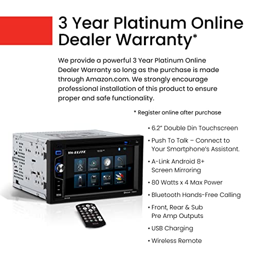 6.2 Inch Double Din Touchscreen Car Stereo System R76188