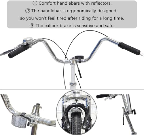 Adult Tricycle 7 Speed 20in Wheels Folding Bicycle with Cargo Basket Y8185