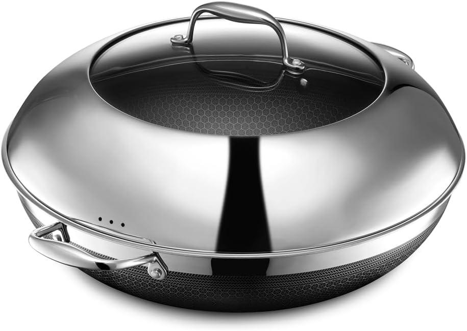 16 Piece Hybrid Stainless Steel Non-Stick Cookware Set D7015