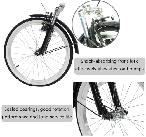 Adult Tricycle 7 Speed 20in Wheels Folding Bicycle with Cargo Basket Y8185