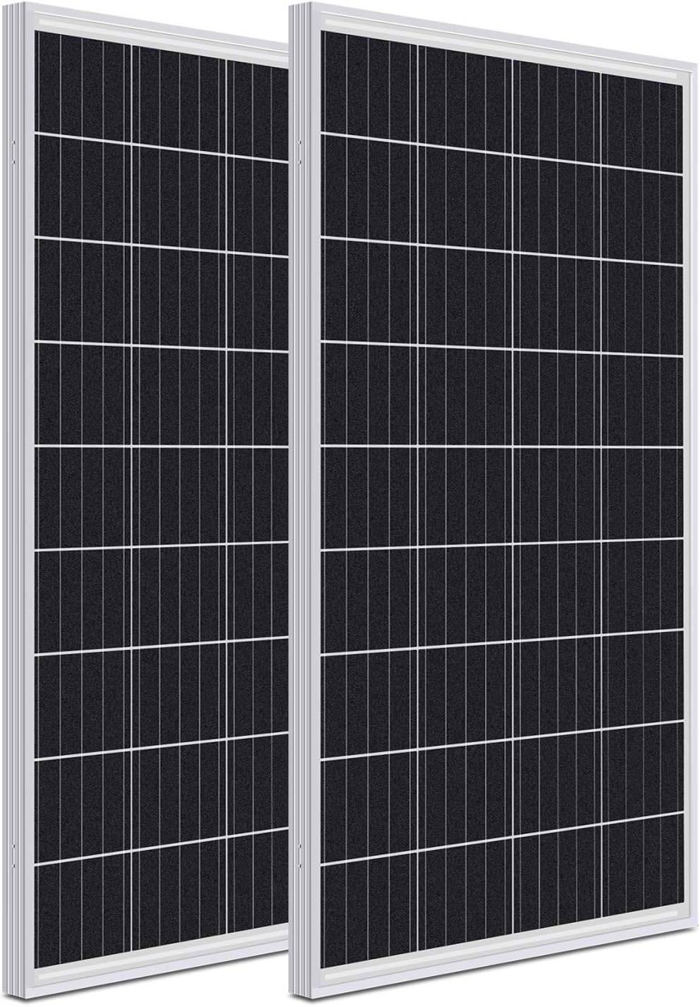 200 Watt 12 Volt Monocrystalline Solar Panel 2 Pack R4154