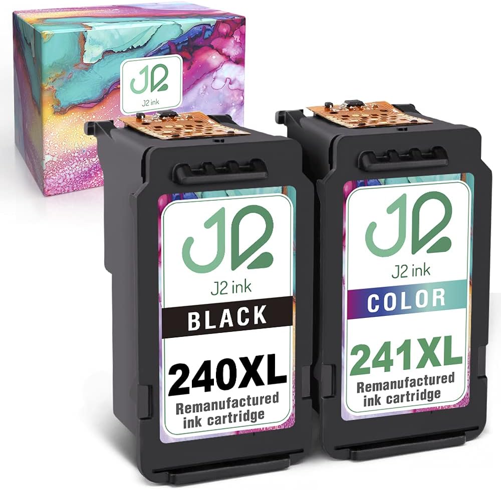 2 Pack Remanufactured Ink Cartridge Combo for Pixma MG3620 U1852