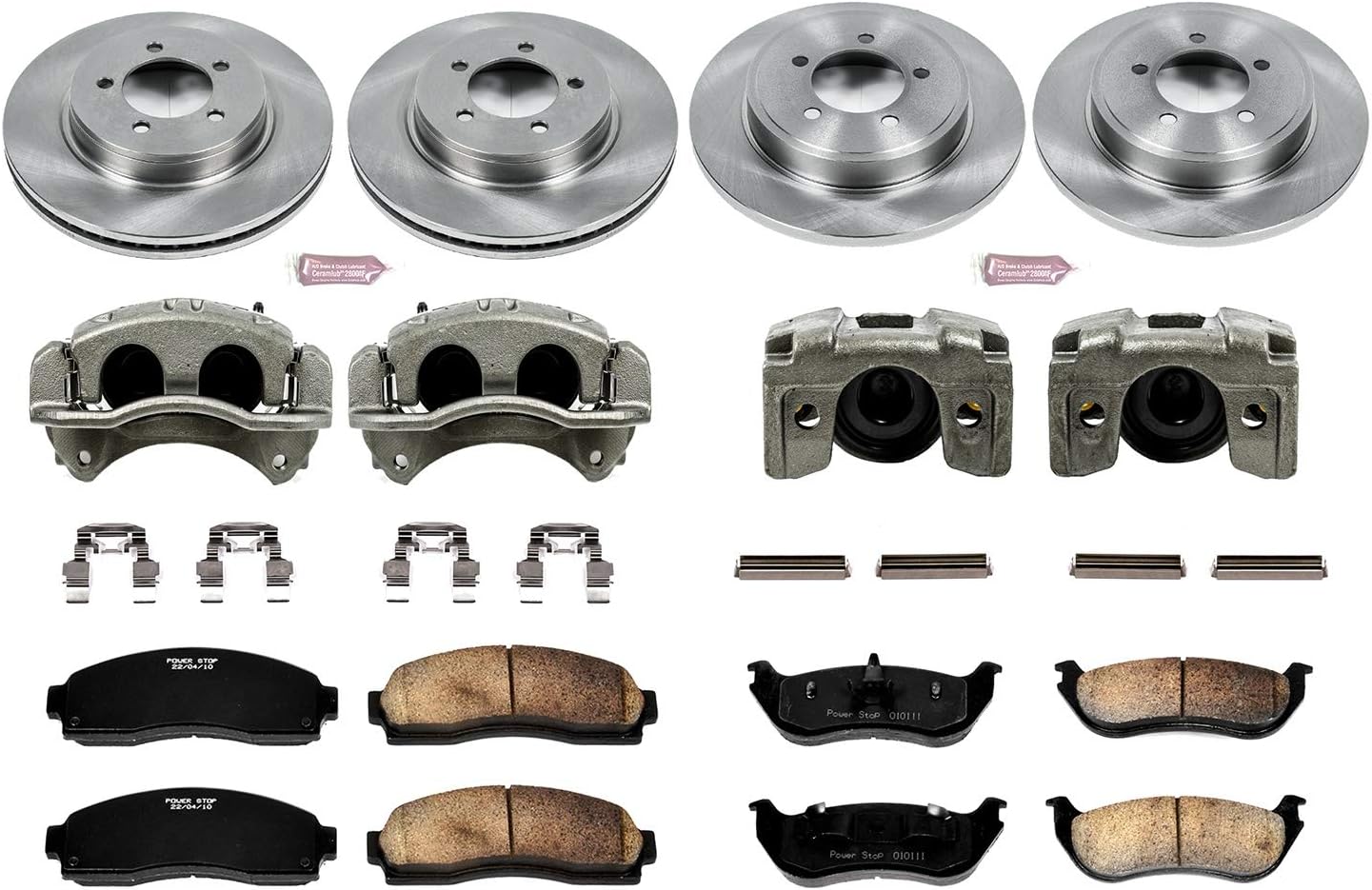 1-Click OE Replacement Brake Kit with Calipers U991