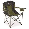 Oversized XXL Camp Chair, 600-lb. Capacity, Green/Black Z51498