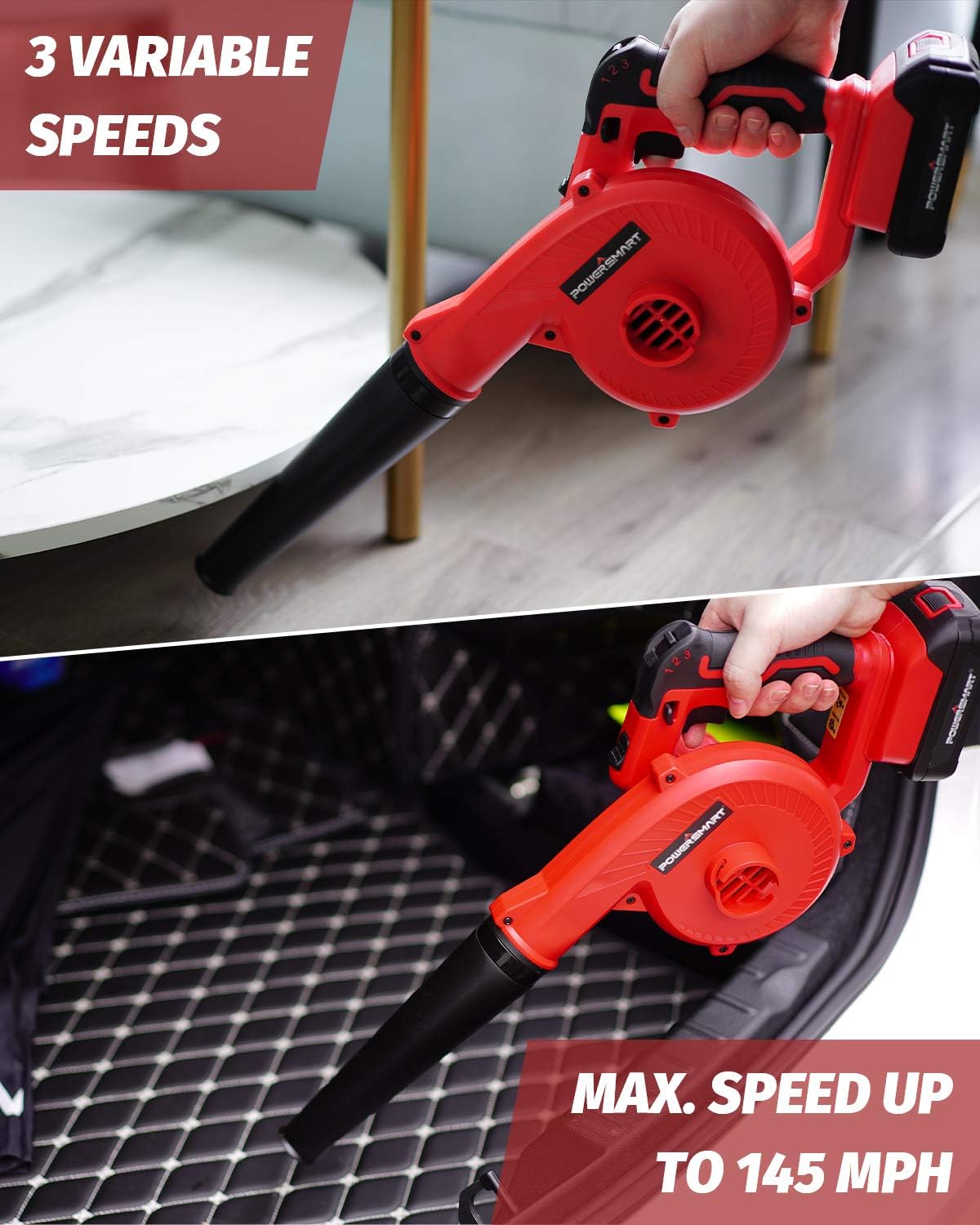 20V Cordless Leaf Blower & Vacuum with 2.0Ah Batteries and Charger K4972