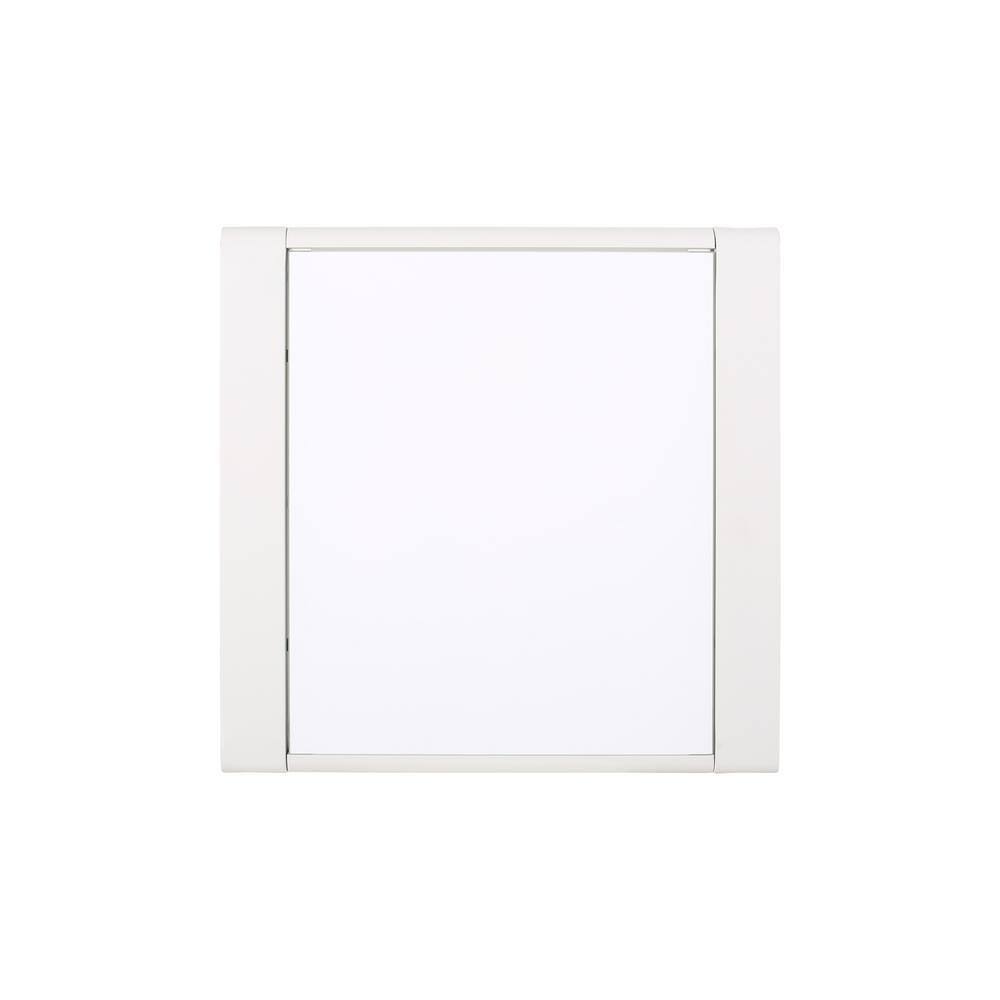 Matte White Outdoor Aluminum Side Table (Set of 2) V3062