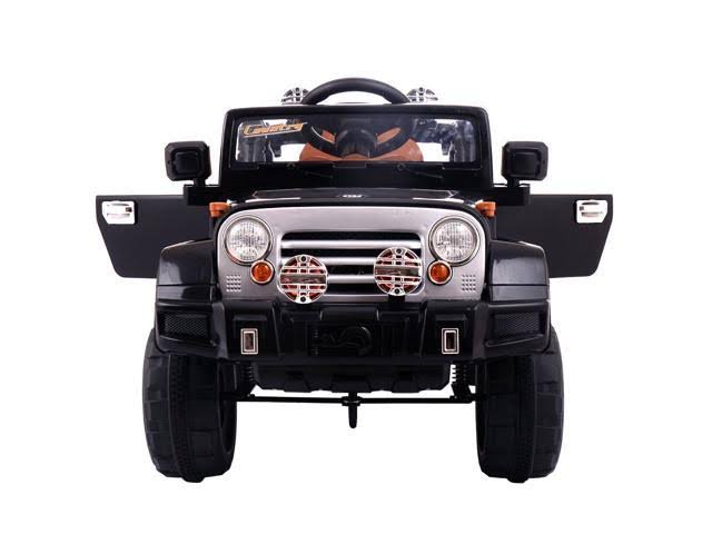 12V Battery Powered Electric Ride on Car with Remote Control Black Y894199