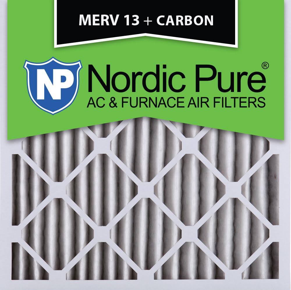 20x20x2 MERV 13 Carbon AC Furnace Air Filters Qty 12 X49221