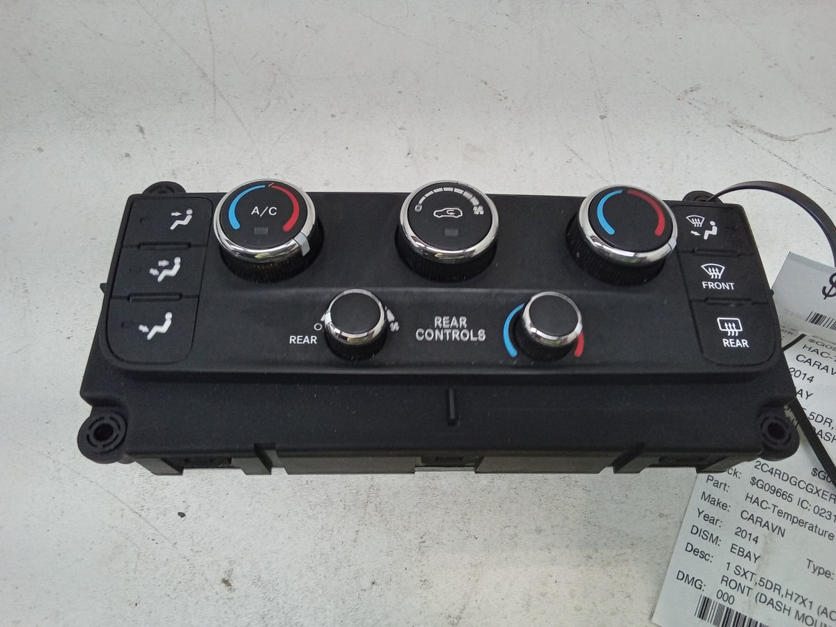14 Dodge Caravan Temperature Control OEM I4084