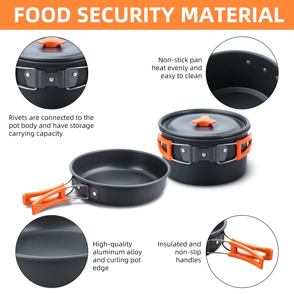 16pcs Camping Cookware Set P22418