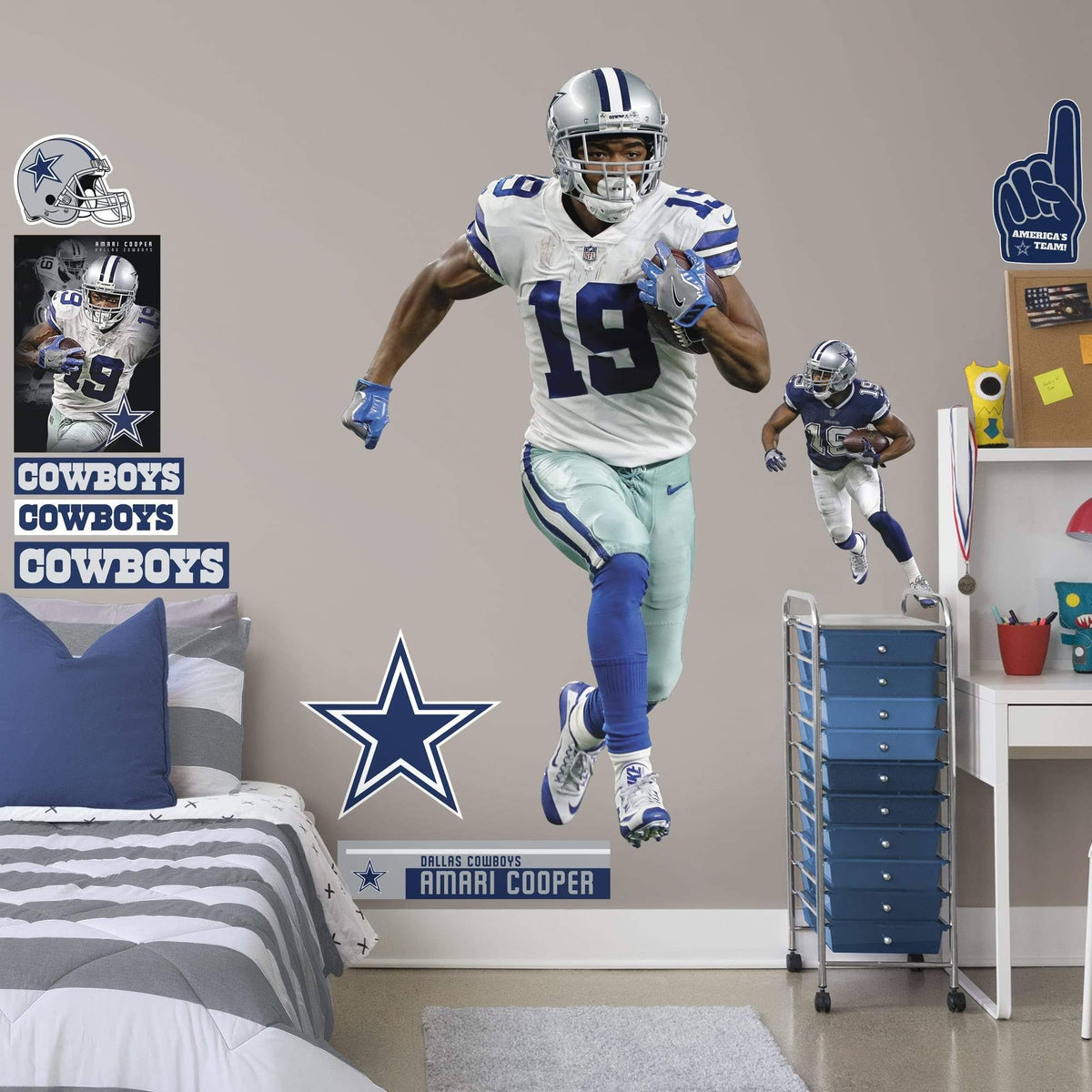 14-Pack Life-Size Removable Wall Decal N334790